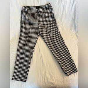 Talbots Houndstooth Hampshire Ankle Pants